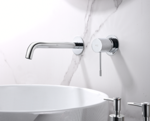 MITIGEUR HAUT SALLE DE BAIN encastré Chromé - COLLECTION gênes 